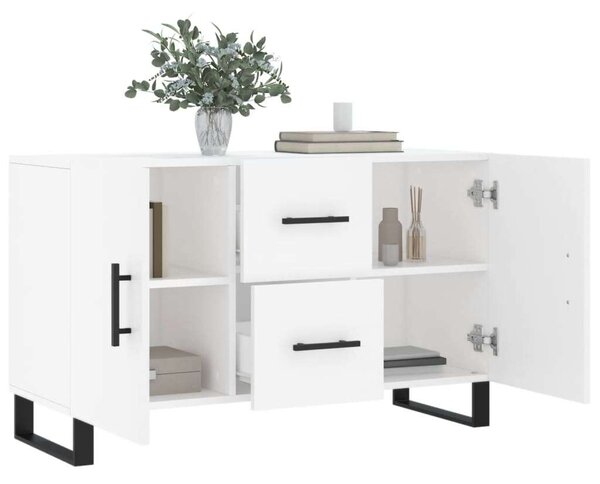 Modern Fehér Tálalóasztal - 100x36x60 cm