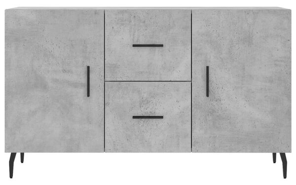 VidaXL Tálalószekrény - Beton Szürke - 100x36x60 cm