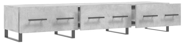 Modern TV-szekrény - Betonszürke - 150x36x50 cm