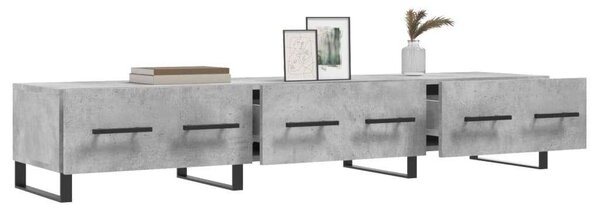 Modern TV-szekrény - Betonszürke - 150x36x50 cm