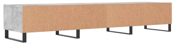 Modern TV-szekrény - Betonszürke - 150x36x50 cm