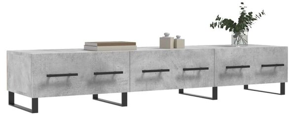 Modern TV-szekrény - Betonszürke - 150x36x50 cm