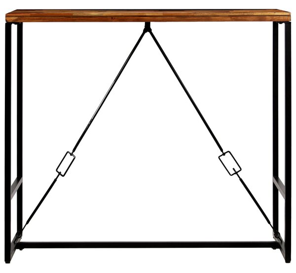 Újrahasznosított tömör fa bárasztal 120 x 60 x 106 cm