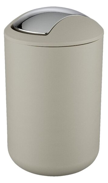 Szürkésbarna műanyag szemetes 6,5 l Brasil – Wenko