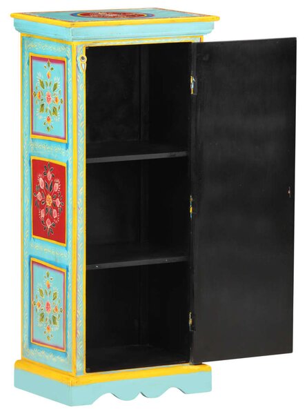 Kézzel festett tömör mangófa tálaló 40 x 30 x 90 cm