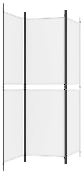 Fehér 3 paneles szövetparaván 150x180 cm