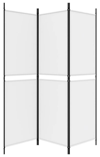Fehér 3 paneles szövetparaván 150x180 cm