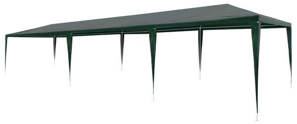 Zöld PE rendezvénysátor 3 x 9 m