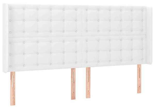 VidaXL Ágy - Fehér Műbőr - 200x200 cm