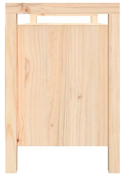Tömör fenyőfa előszoba pad 110 x 40 x 60 cm