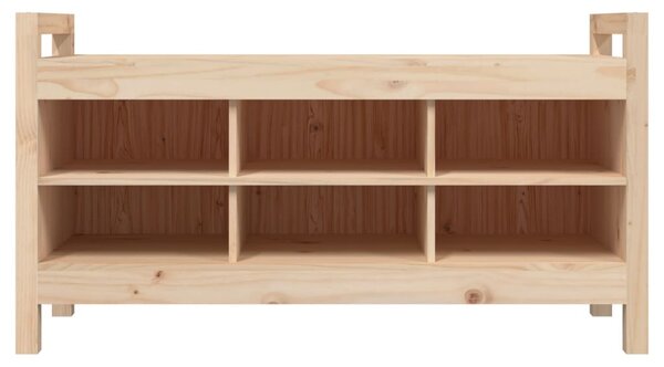 Tömör fenyőfa előszoba pad 110 x 40 x 60 cm