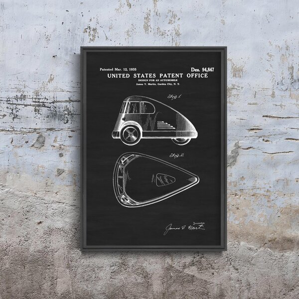 Plakát Plakát Háromkerekű járműre adott szabadalom