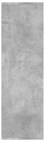 Betonszürke szerelt fa könyvszekrény 98 x 29 x 97,5 cm