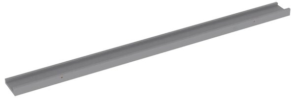 2 db szürke fali polc 115 x 9 x 3 cm