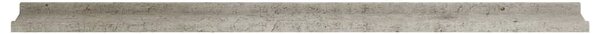 4 db betonszürke fali polc 115 x 9 x 3 cm