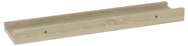 4 db sonoma tölgy színű fali polc 40 x 9 x 3 cm