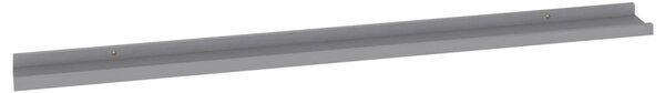 4 db szürke fali polc 115 x 9 x 3 cm