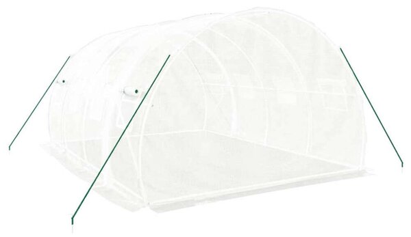 GardenLine Melegház - Acélvázas - 12 m² - Fehér