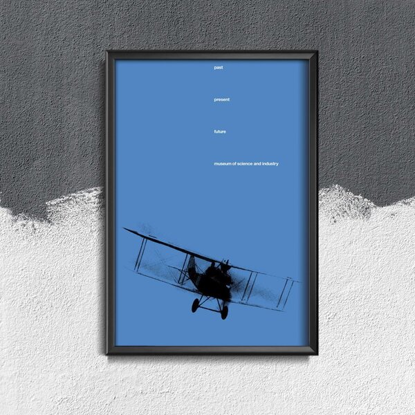 Retro plakát Retro plakát Francia Air Show Air Múzeum