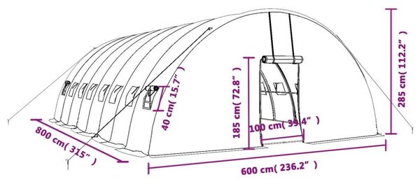 Acélvázas Melegház - 48 m²