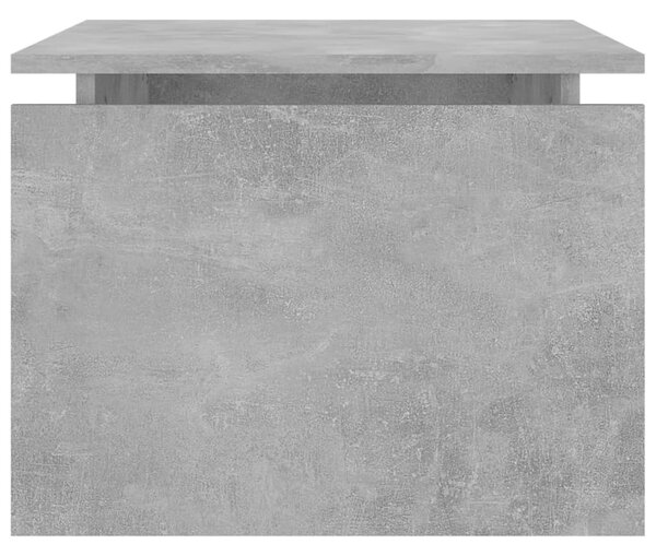Betonszürke szerelt fa dohányzóasztal 68 x 50 x 38 cm