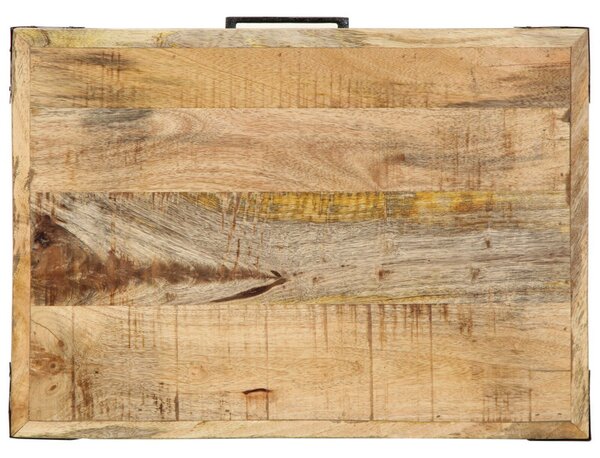 Konyhai kocsi Barna 55 x 40 x 80 cm Tömör Mangófát