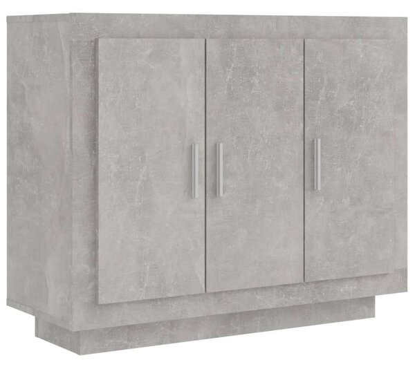 VidaXL Tálalóasztal - Betonszürke - 92x35x75 cm