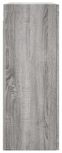 VidaXL szürke sonoma színű fali szekrény 69,5x34x90 cm