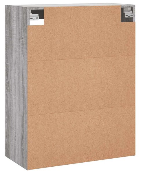 VidaXL szürke sonoma színű fali szekrény 69,5x34x90 cm