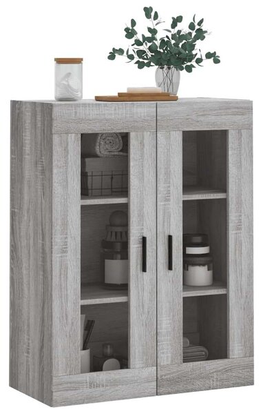 VidaXL szürke sonoma színű fali szekrény 69,5x34x90 cm