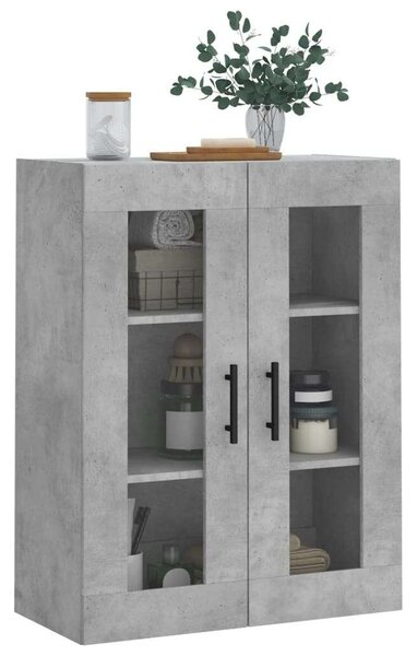 VidaXL betonszürke fali szekrény 69,5x34x90 cm