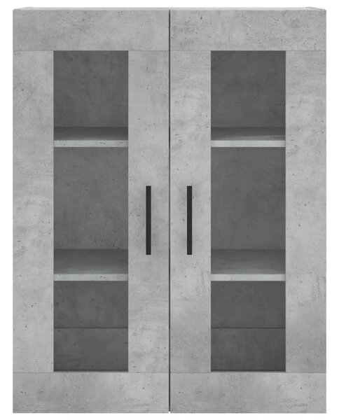 VidaXL betonszürke fali szekrény 69,5x34x90 cm