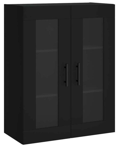 VidaXL Falra Szerelhető Szekrény - Fekete - 69,5x34x90 cm