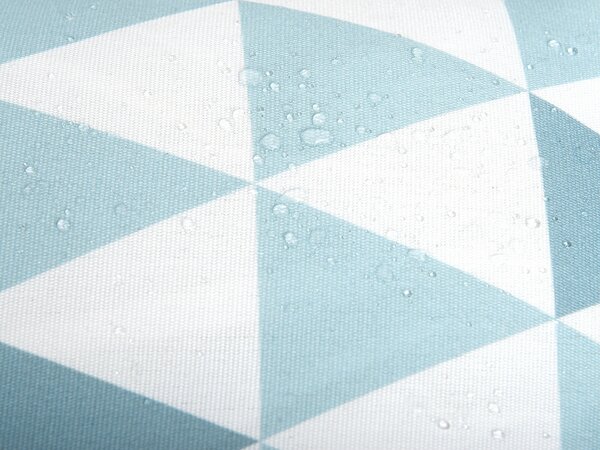 Kültéri díszpárna kétdarabos szettben TRIFOS Geometrikus mintás 40 x 70 cm Kék