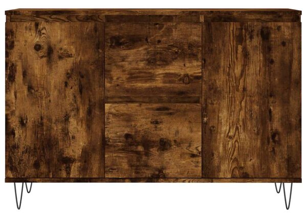 Tálalószekrény - Füstös Tölgy - 104x35x70 cm
