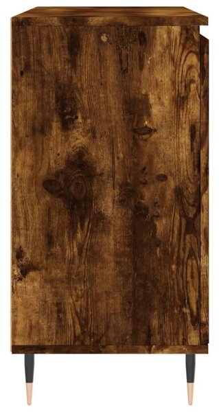 Modern Füstös Tölgy Tálalószekrény - 104x35x70 cm