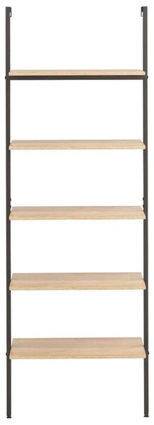 Trendy 5 Szintes Létrapolc - Fa és Acél - 64x35x185 cm