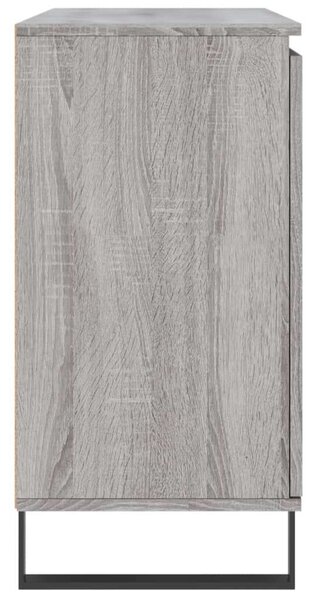 VIDAXL Sonoma Szürke Tálalószekrény - 104x35x70 cm