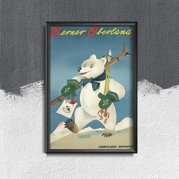 Plakát poszter Plakát poszter Svájc Berner Oberland