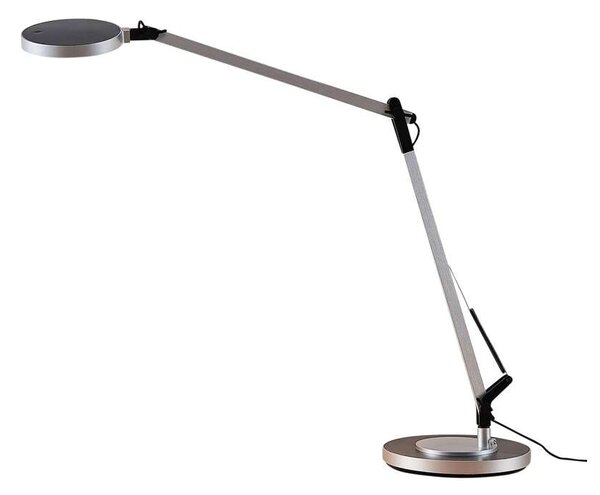 Lindby - Rilana LED Asztali Lámpa Dim. Silver/BlackLindby - Lampemesteren