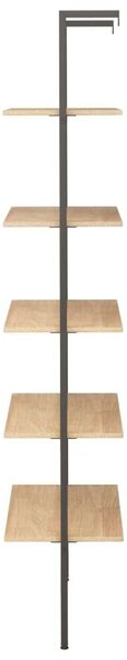 Trendy 5 Szintes Létrapolc - Fa és Acél - 64x35x185 cm