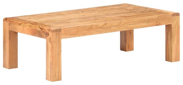 Tömör akácfa dohányzóasztal mézszínű felülettel 110x60x35 cm