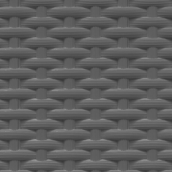 4 db fekete polipropilén növénytartó 30 x 30 x 37 cm