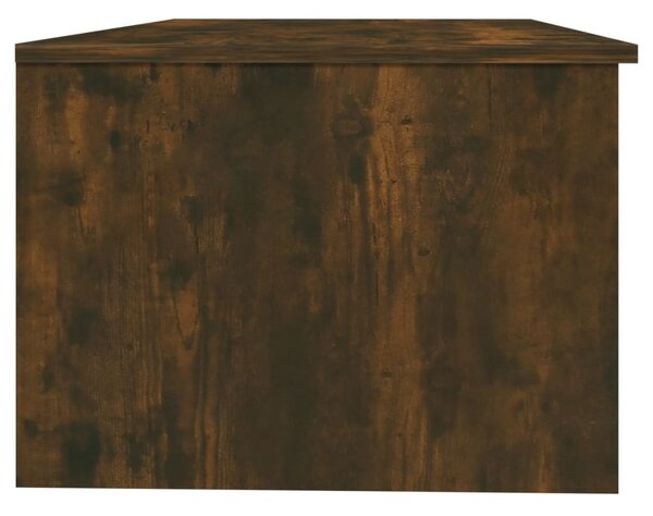 Füstös tölgy színű szerelt fa dohányzóasztal 102 x 50 x 36 cm