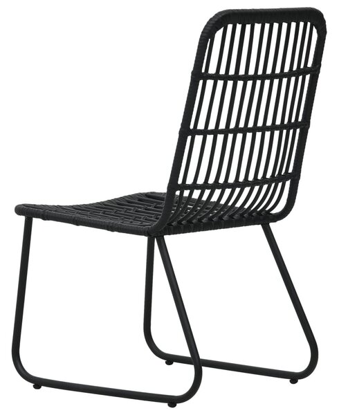 5 részes polyrattan és üveg kültéri étkezőgarnitúra