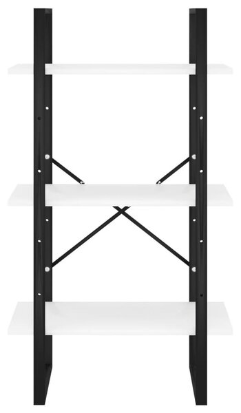 Fehér forgácslap tárolópolc 60 x 30 x 105 cm