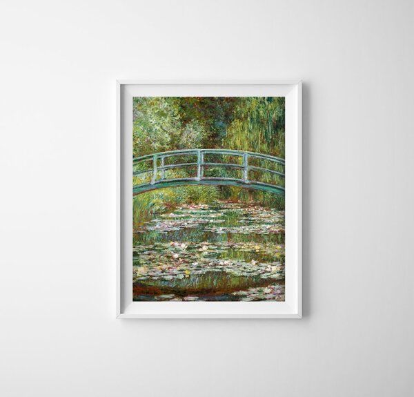 Plakát poszter Plakát poszter Híd a tó Claude Monet felett