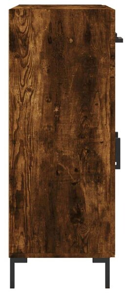 Modern Füstös Tölgy Tálalószekrény - 70x34x90 cm