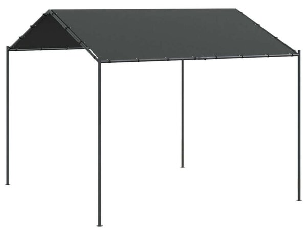 Acél Pavilon - Kerti Sátor - 3x3m - Antracitszürke