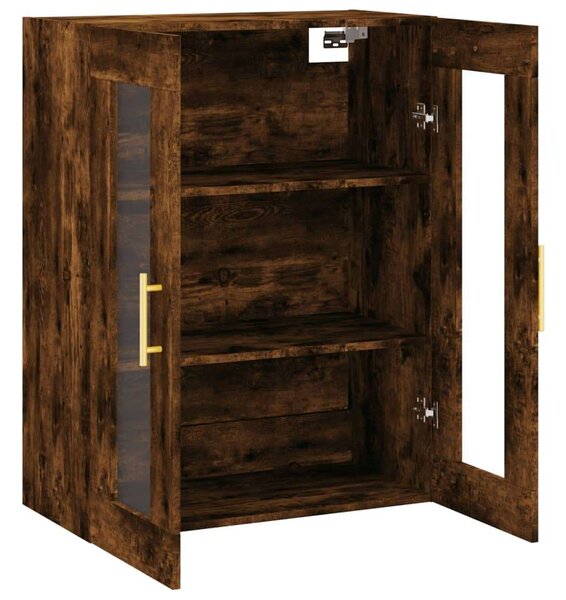 Füstös tölgyszínű fali szekrény 69,5 x 34 x 90 cm